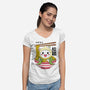 Kawaii Onion Octopus Ramen-womens v-neck tee-Logozaste