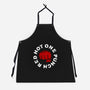 Red Hot One Punch-unisex kitchen apron-Melonseta