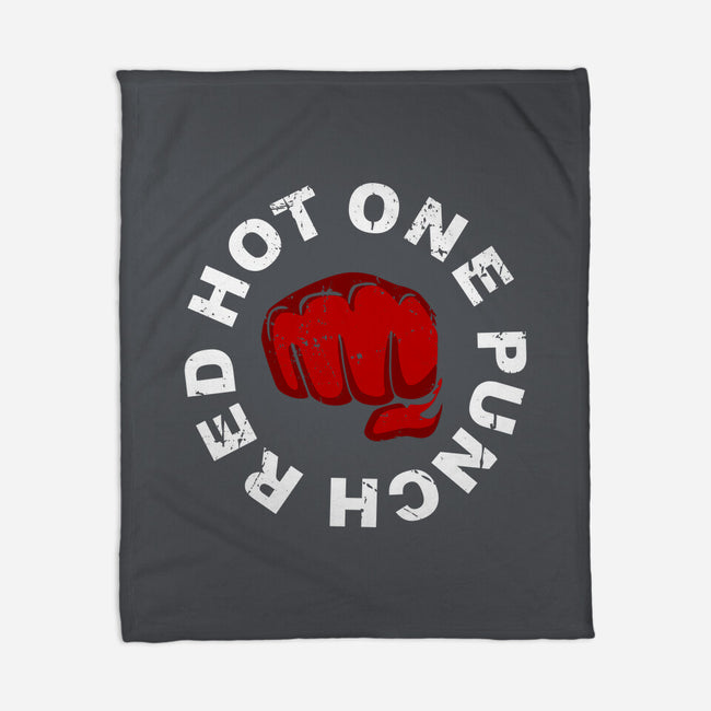 Red Hot One Punch-none fleece blanket-Melonseta