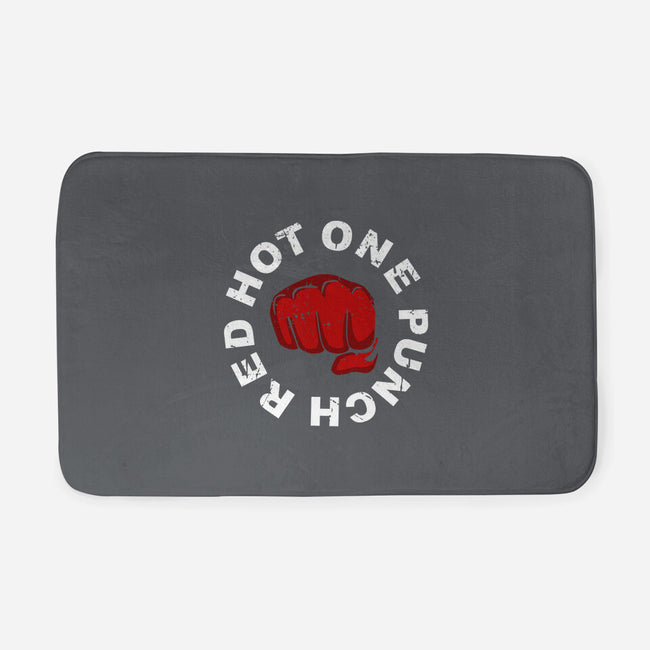 Red Hot One Punch-none memory foam bath mat-Melonseta