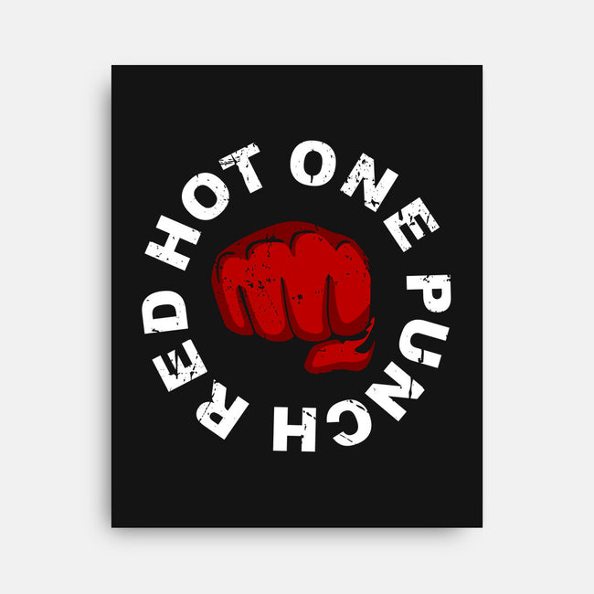 Red Hot One Punch-none stretched canvas-Melonseta