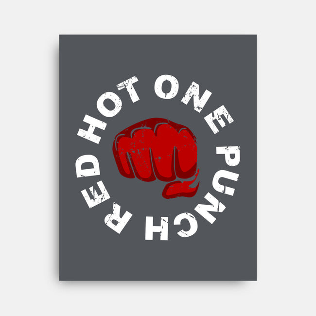 Red Hot One Punch-none stretched canvas-Melonseta
