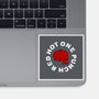 Red Hot One Punch-none glossy sticker-Melonseta