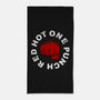 Red Hot One Punch-none beach towel-Melonseta