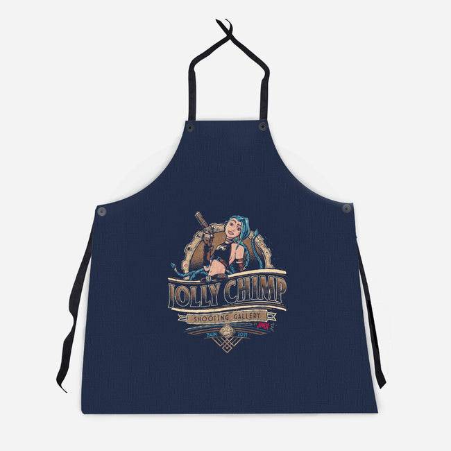 Jolly Chimp-unisex kitchen apron-teesgeex