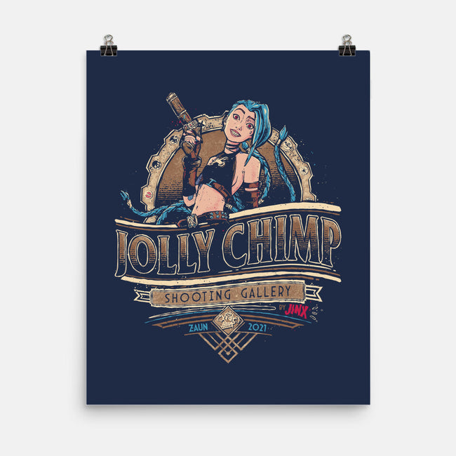 Jolly Chimp-none matte poster-teesgeex