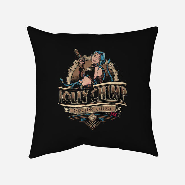 Jolly Chimp-none removable cover throw pillow-teesgeex