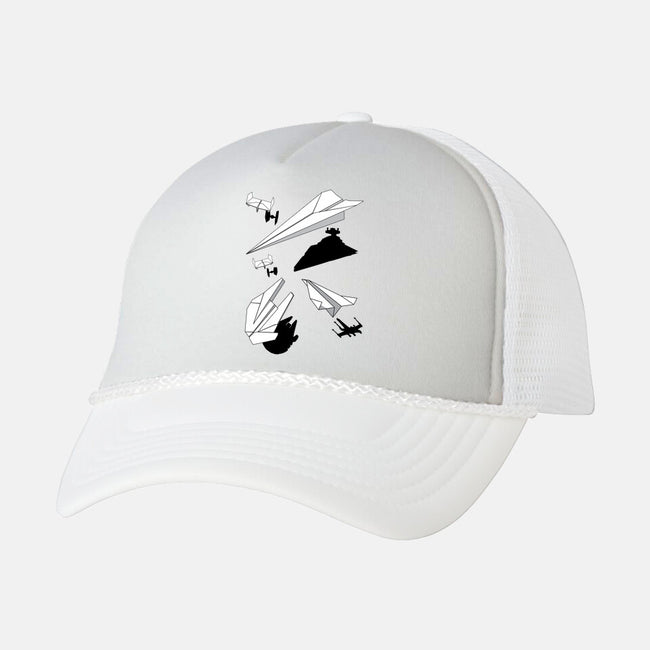 Paper Wars-unisex trucker hat-DrMonekers