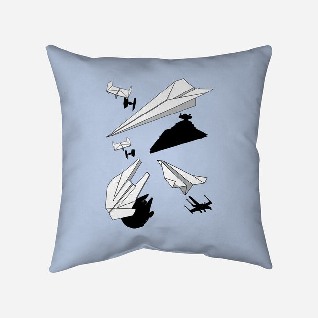 Paper Wars-none removable cover w insert throw pillow-DrMonekers