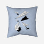 Paper Wars-none removable cover w insert throw pillow-DrMonekers