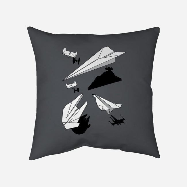 Paper Wars-none removable cover w insert throw pillow-DrMonekers