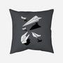 Paper Wars-none removable cover w insert throw pillow-DrMonekers