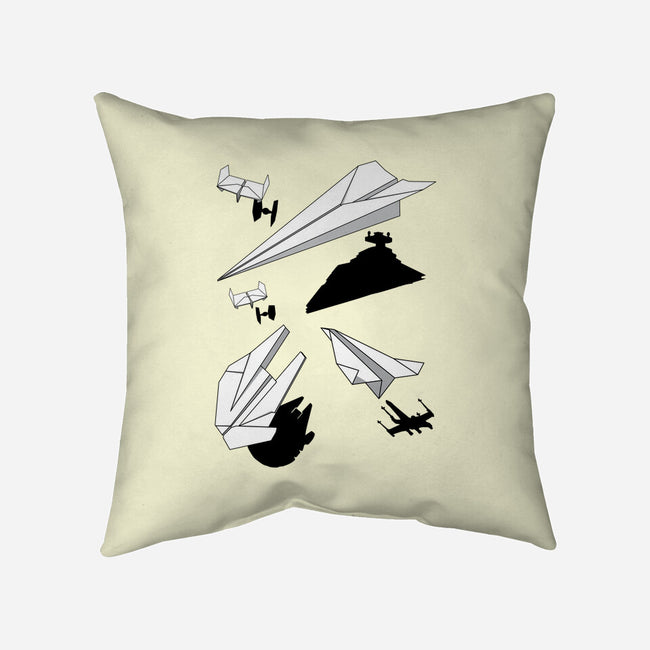Paper Wars-none removable cover w insert throw pillow-DrMonekers
