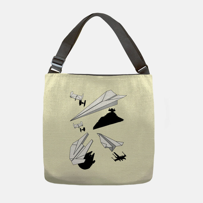 Paper Wars-none adjustable tote-DrMonekers