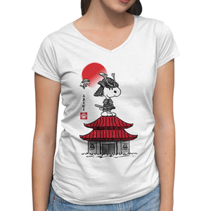 Beagle Samurai Sumi-E