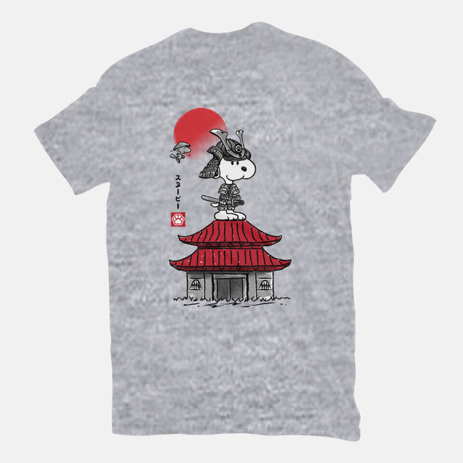 Beagle Samurai Sumi-E-mens premium tee-DrMonekers