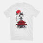 Beagle Samurai Sumi-E-mens premium tee-DrMonekers