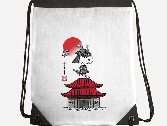 Beagle Samurai Sumi-E