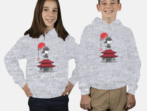 Beagle Samurai Sumi-E