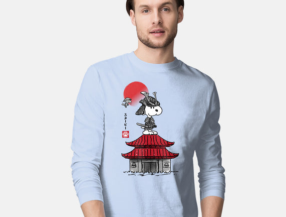 Beagle Samurai Sumi-E