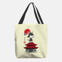 Beagle Samurai Sumi-E-none basic tote-DrMonekers