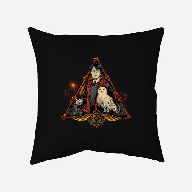 The Boy Who Lived-none removable cover throw pillow-glitchygorilla