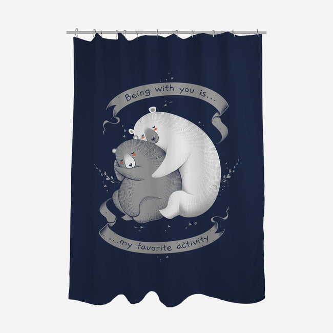 My Favorite Activity-none polyester shower curtain-tobefonseca