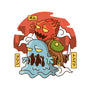 Fantasy Enemies-none removable cover w insert throw pillow-Logozaste