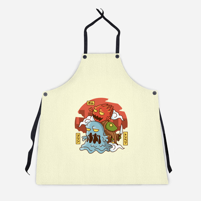 Fantasy Enemies-unisex kitchen apron-Logozaste