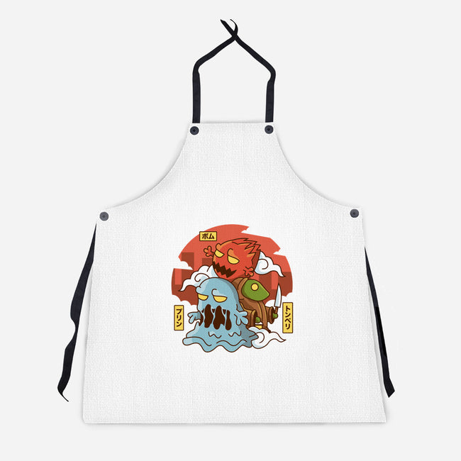 Fantasy Enemies-unisex kitchen apron-Logozaste