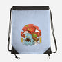 Fantasy Enemies-none drawstring bag-Logozaste