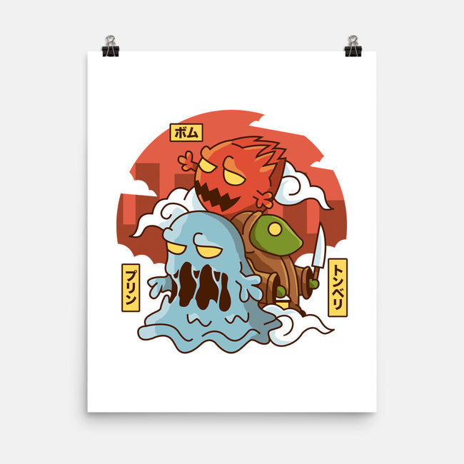 Fantasy Enemies-none matte poster-Logozaste