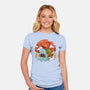 Fantasy Enemies-womens fitted tee-Logozaste