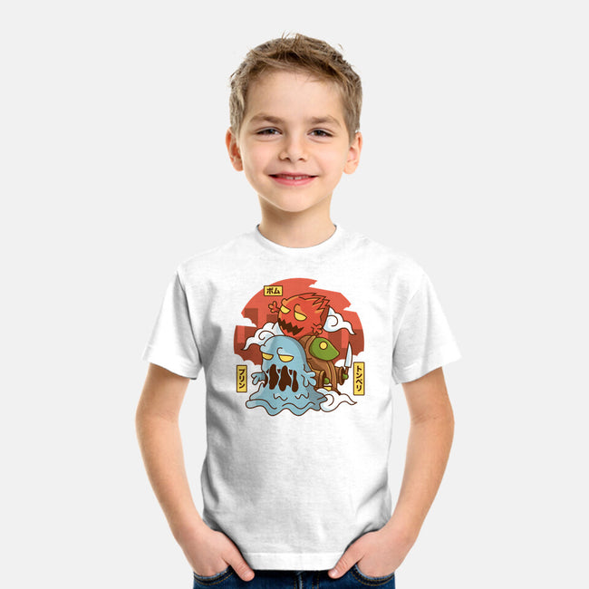 Fantasy Enemies-youth basic tee-Logozaste