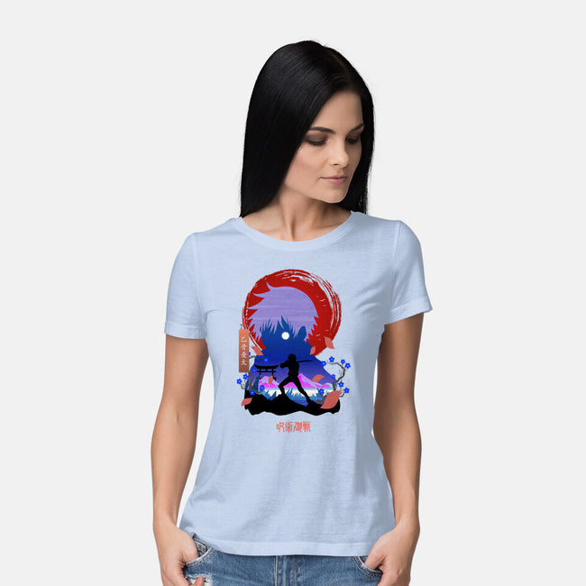 Okkotsu Yuta-womens basic tee-Vecto