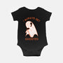 I Always Get Ghosted-baby basic onesie-fanfreak1