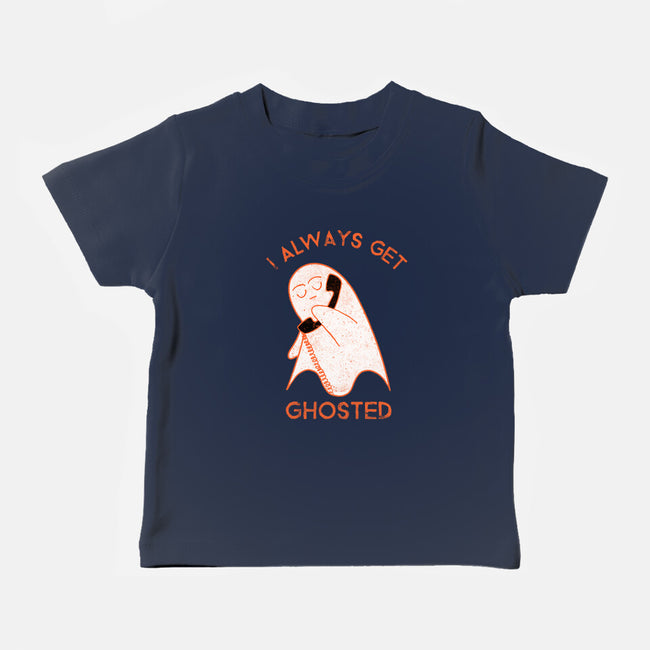 I Always Get Ghosted-baby basic tee-fanfreak1