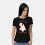 I Always Get Ghosted-womens basic tee-fanfreak1