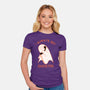 I Always Get Ghosted-womens fitted tee-fanfreak1