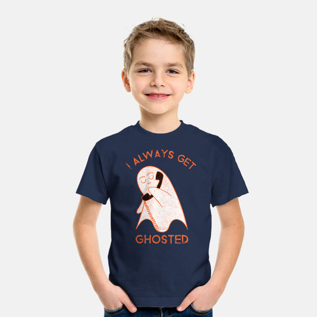 I Always Get Ghosted-youth basic tee-fanfreak1