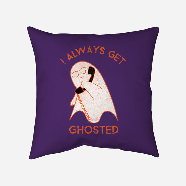 I Always Get Ghosted-none removable cover w insert throw pillow-fanfreak1