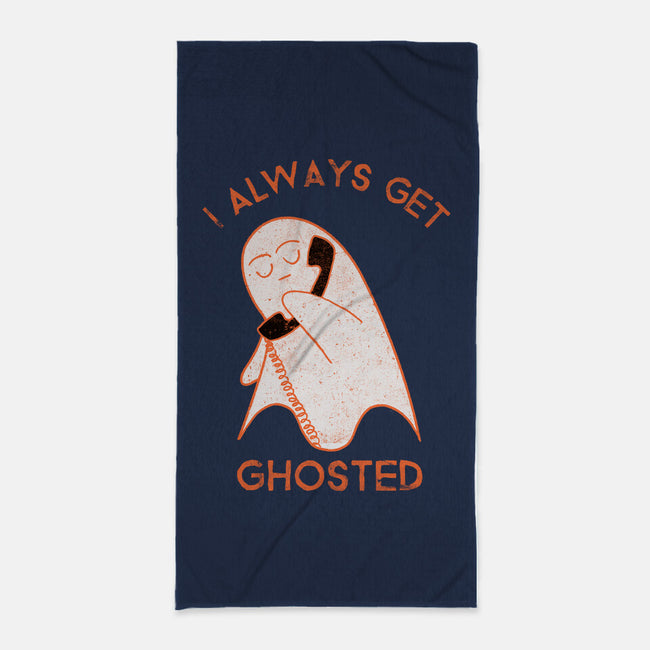 I Always Get Ghosted-none beach towel-fanfreak1