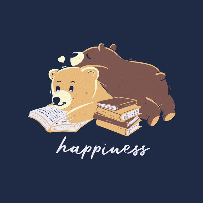 Happiness Brown Bear-none glossy sticker-tobefonseca