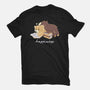 Happiness Brown Bear-womens basic tee-tobefonseca