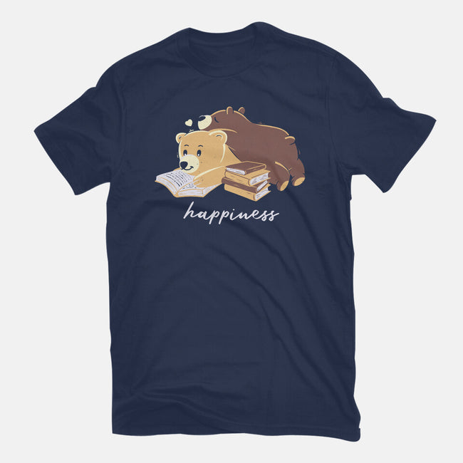 Happiness Brown Bear-mens basic tee-tobefonseca