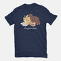 Happiness Brown Bear-womens basic tee-tobefonseca
