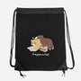 Happiness Brown Bear-none drawstring bag-tobefonseca