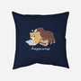 Happiness Brown Bear-none removable cover w insert throw pillow-tobefonseca
