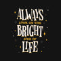 Bright Side Of Life-none removable cover w insert throw pillow-zawitees