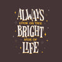 Bright Side Of Life-none dot grid notebook-zawitees